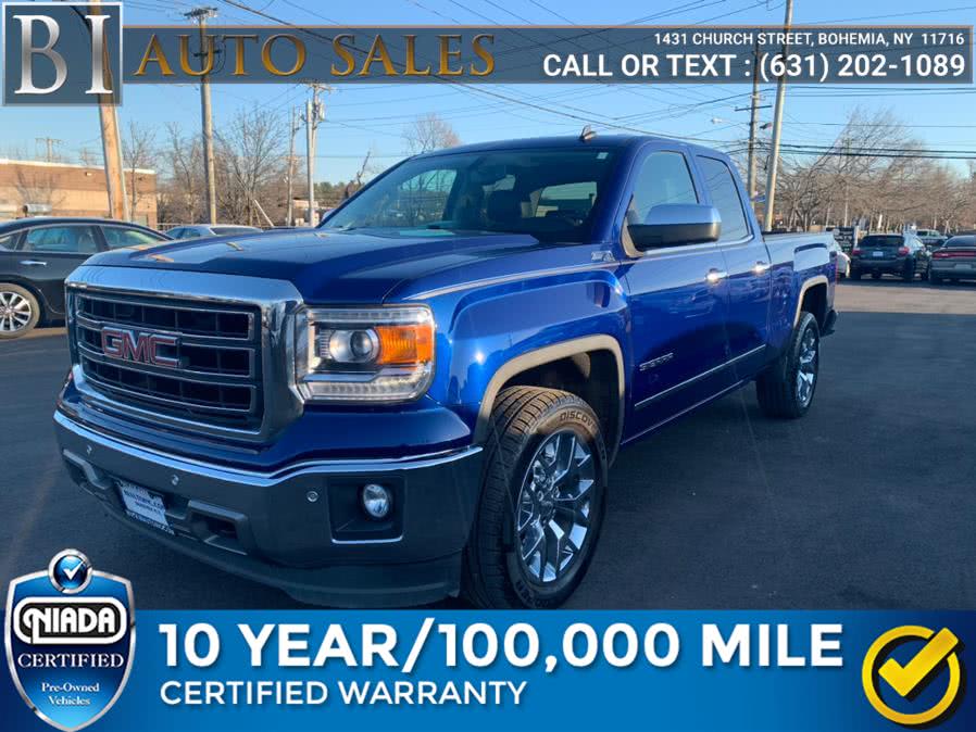2014 GMC Sierra 1500 4WD Double Cab 143.5" SLT, available for sale in Bohemia, New York | B I Auto Sales. Bohemia, New York