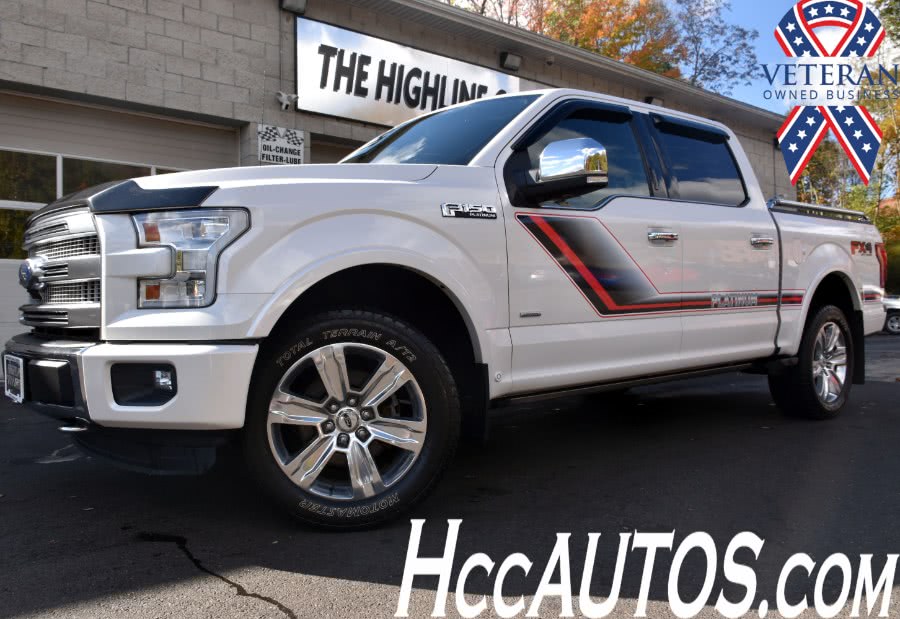 2015 Ford F-150 4WD SuperCrew Platinum FX4, available for sale in Waterbury, Connecticut | Highline Car Connection. Waterbury, Connecticut