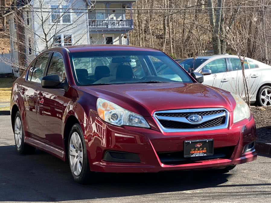 2011 Subaru Legacy 4dr Sdn H4 Man 2.5i, available for sale in Canton, Connecticut | Lava Motors. Canton, Connecticut