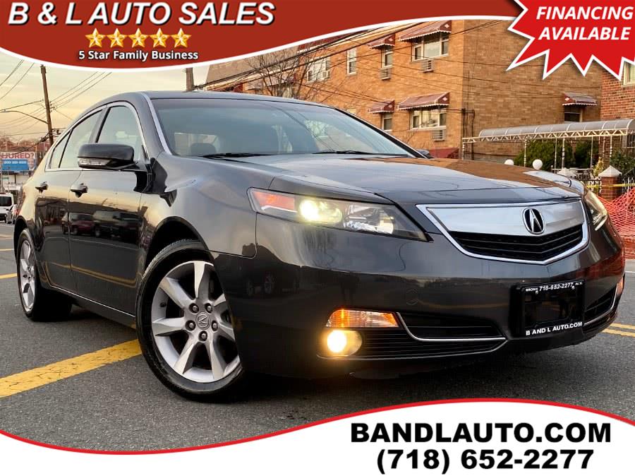2013 Acura TL 4dr Sdn Auto 2WD, available for sale in Bronx, New York | B & L Auto Sales LLC. Bronx, New York