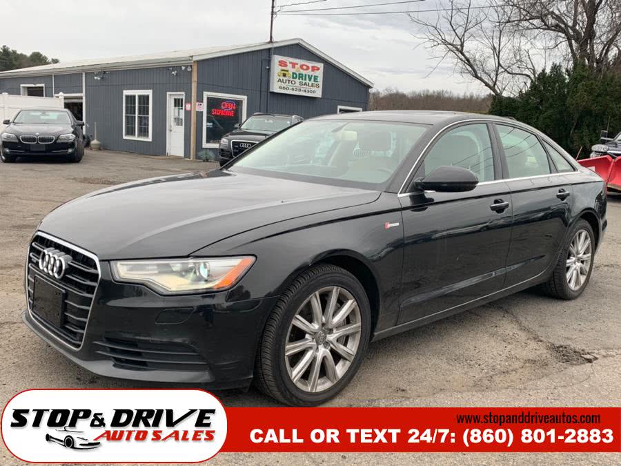 2013 Audi A6 4dr Sdn quattro 3.0T Premium Plus, available for sale in East Windsor, Connecticut | Stop & Drive Auto Sales. East Windsor, Connecticut