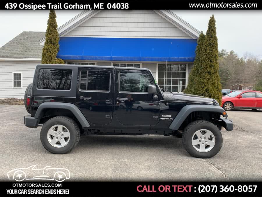 2012 Jeep Wrangler Unlimited 4WD 4dr Sport, available for sale in Gorham, Maine | Ossipee Trail Motor Sales. Gorham, Maine
