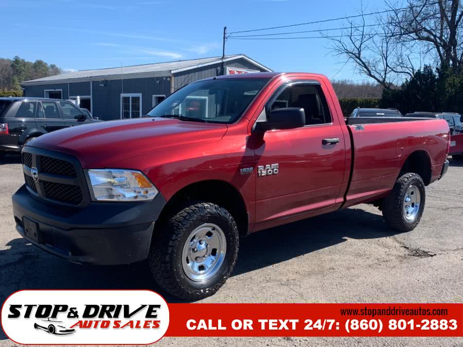 2015 Ram 1500 4WD Reg Cab 140.5" Tradesman, available for sale in East Windsor, Connecticut | Stop & Drive Auto Sales. East Windsor, Connecticut