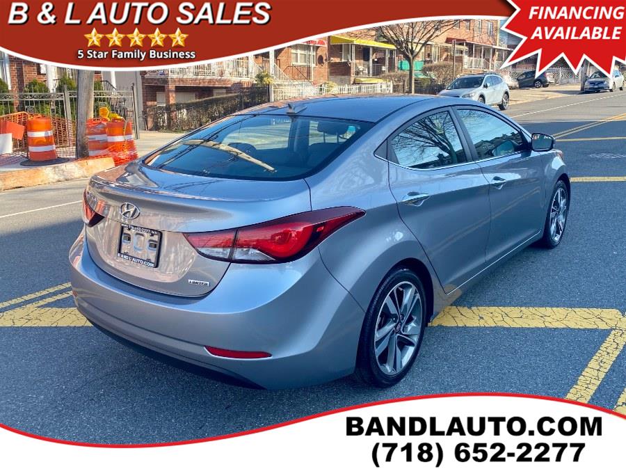 2015 Hyundai Elantra 4dr Sdn Auto Limited, available for sale in Bronx, New York | B & L Auto Sales LLC. Bronx, New York 2015 Hyundai Elantra 4dr Sdn Auto Limited, available for sale in Bronx, New York | B & L Auto Sales LLC. Bronx, New York