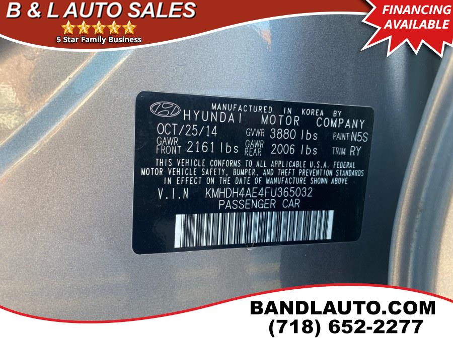 2015 Hyundai Elantra 4dr Sdn Auto Limited, available for sale in Bronx, New York | B & L Auto Sales LLC. Bronx, New York 2015 Hyundai Elantra 4dr Sdn Auto Limited, available for sale in Bronx, New York | B & L Auto Sales LLC. Bronx, New York