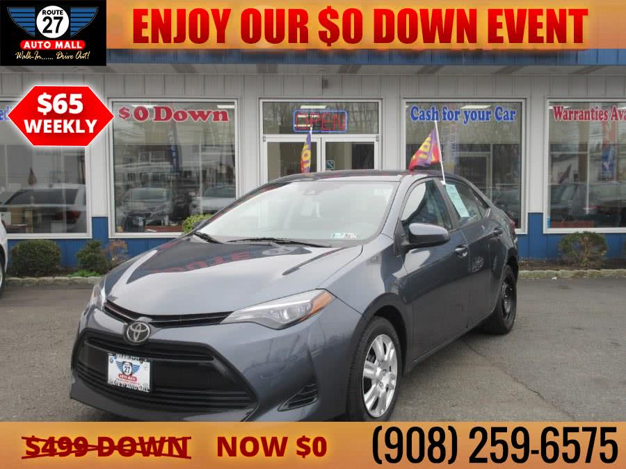 Used Toyota Corolla LE CVT (Natl) 2018 | Route 27 Auto Mall. Linden, New Jersey Used Toyota Corolla LE CVT (Natl) 2018 | Route 27 Auto Mall. Linden, New Jersey