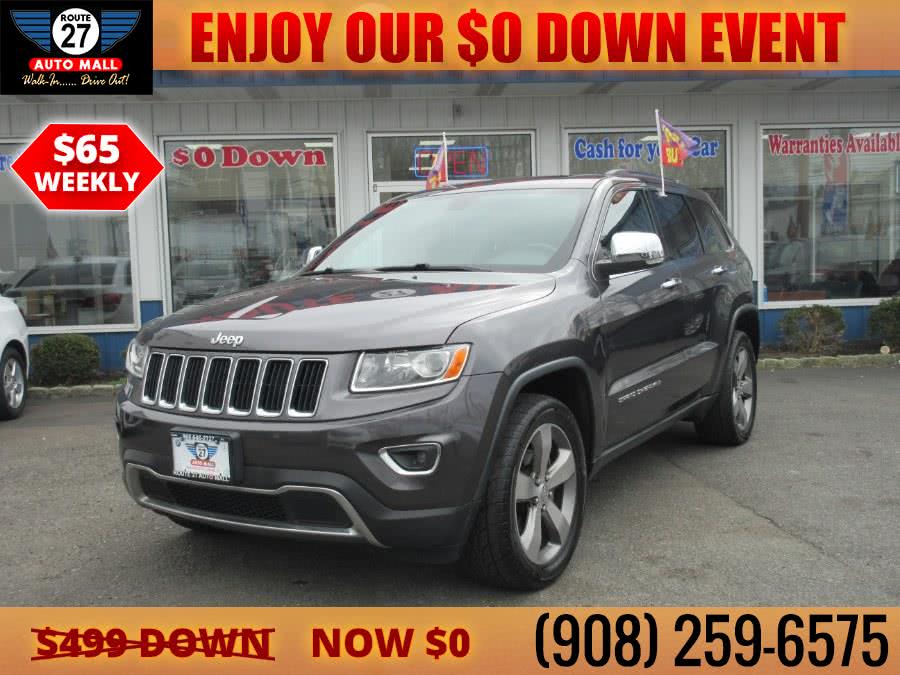 Used Jeep Grand Cherokee 4WD 4dr Limited 2014 | Route 27 Auto Mall. Linden, New Jersey Used Jeep Grand Cherokee 4WD 4dr Limited 2014 | Route 27 Auto Mall. Linden, New Jersey