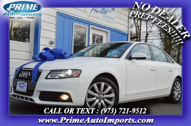 2011 Audi A4 4dr Sdn Auto quattro 2.0T Premium  Plus, available for sale in Bloomingdale, New Jersey | Prime Auto Imports. Bloomingdale, New Jersey