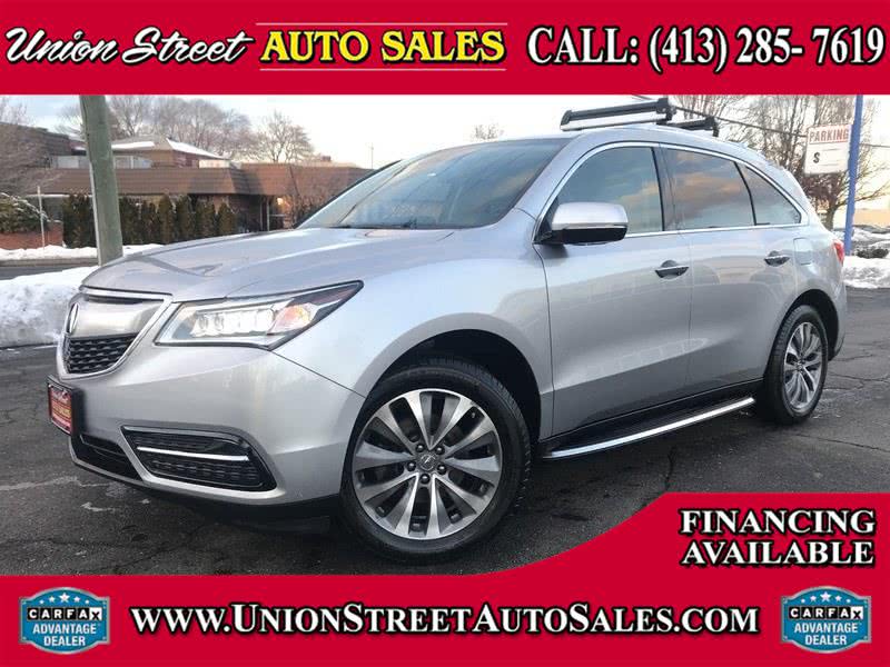 2014 Acura MDX SH-AWD 4dr Tech Pkg, available for sale in West Springfield, Massachusetts | Union Street Auto Sales. West Springfield, Massachusetts