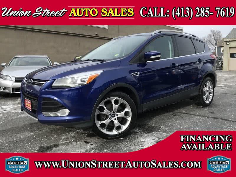 2014 Ford Escape 4WD 4dr Titanium, available for sale in West Springfield, Massachusetts | Union Street Auto Sales. West Springfield, Massachusetts