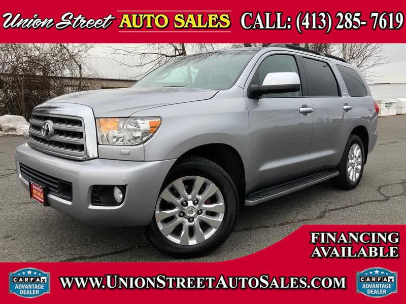 2010 Toyota Sequoia 4WD LV8 6-Spd AT Platinum (Natl), available for sale in West Springfield, Massachusetts | Union Street Auto Sales. West Springfield, Massachusetts