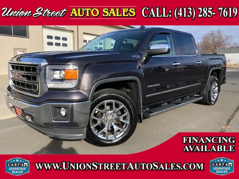 2014 GMC Sierra 1500 4WD Crew Cab 143.5" SLT, available for sale in West Springfield, Massachusetts | Union Street Auto Sales. West Springfield, Massachusetts