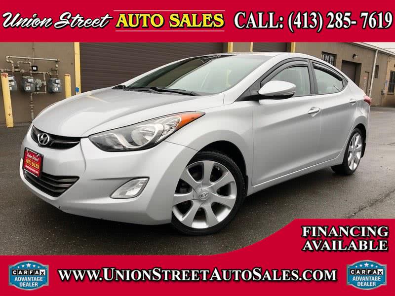 2013 Hyundai Elantra 4dr Sdn Auto Limited, available for sale in West Springfield, Massachusetts | Union Street Auto Sales. West Springfield, Massachusetts