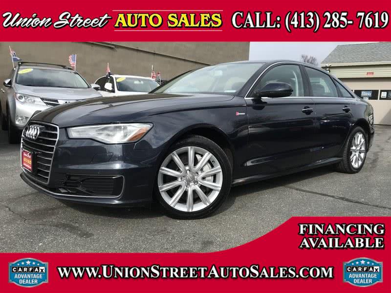 2016 Audi A6 4dr Sdn quattro 3.0T Premium Plus, available for sale in West Springfield, Massachusetts | Union Street Auto Sales. West Springfield, Massachusetts