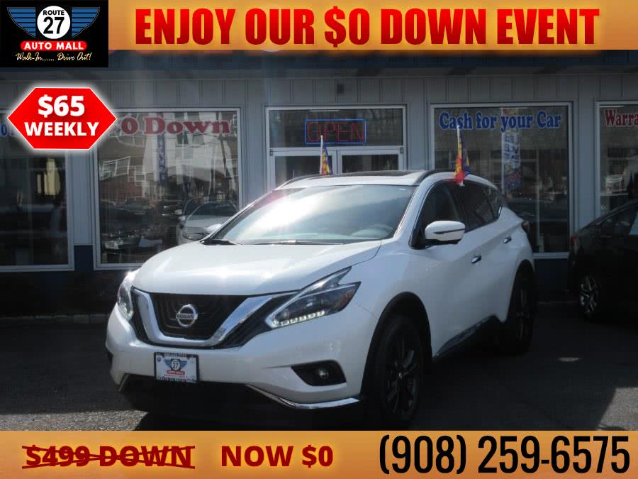 Used Nissan Murano FWD SV 2018 | Route 27 Auto Mall. Linden, New Jersey