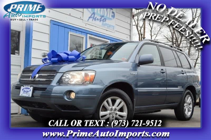 2007 Toyota Highlander Hybrid 4WD 4dr w/3rd Row, available for sale in Bloomingdale, New Jersey | Prime Auto Imports. Bloomingdale, New Jersey