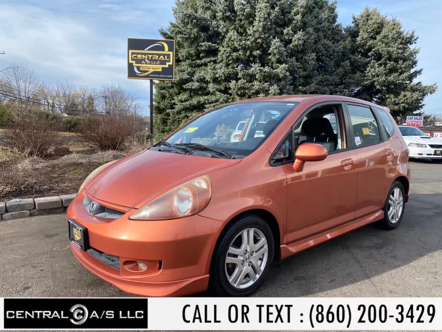 2008 Honda Fit 5dr HB Auto Sport, available for sale in East Windsor, Connecticut | Central A/S LLC. East Windsor, Connecticut