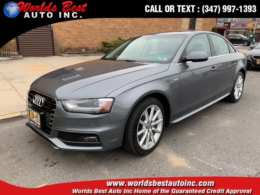 2015 Audi A4 4dr Sdn Auto quattro 2.0T Premium Plus, available for sale in Brooklyn, New York | Worlds Best Auto Inc. Brooklyn, New York