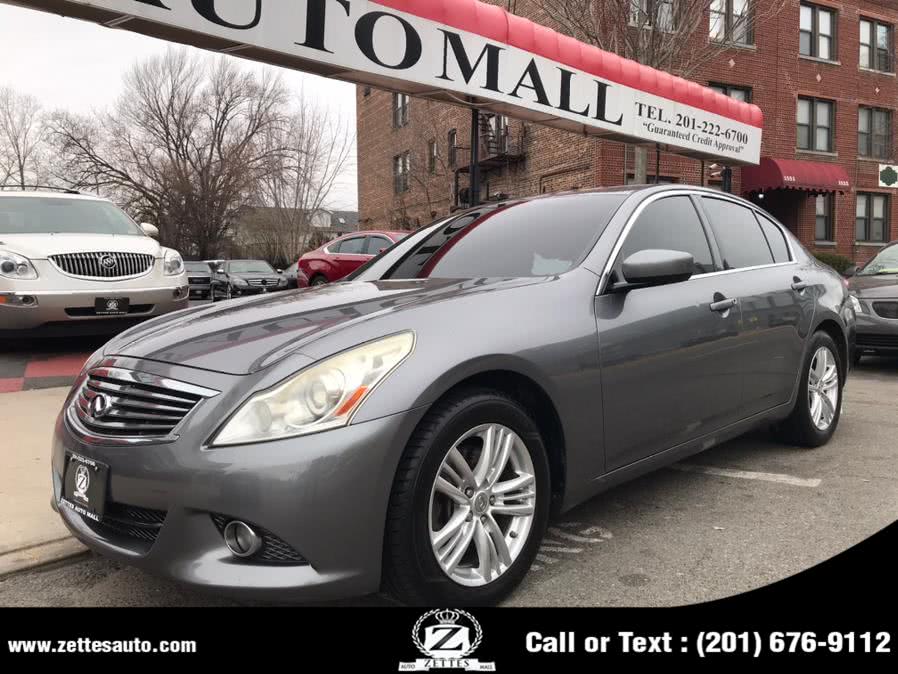 2012 Infiniti G37 Sedan 4dr x AWD, available for sale in Jersey City, New Jersey | Zettes Auto Mall. Jersey City, New Jersey
