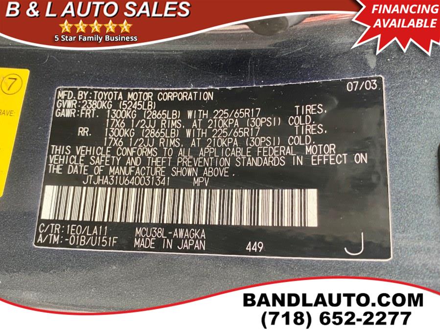 2004 Lexus RX 330 4dr SUV AWD, available for sale in Bronx, New York | B & L Auto Sales LLC. Bronx, New York 2004 Lexus RX 330 4dr SUV AWD, available for sale in Bronx, New York | B & L Auto Sales LLC. Bronx, New York