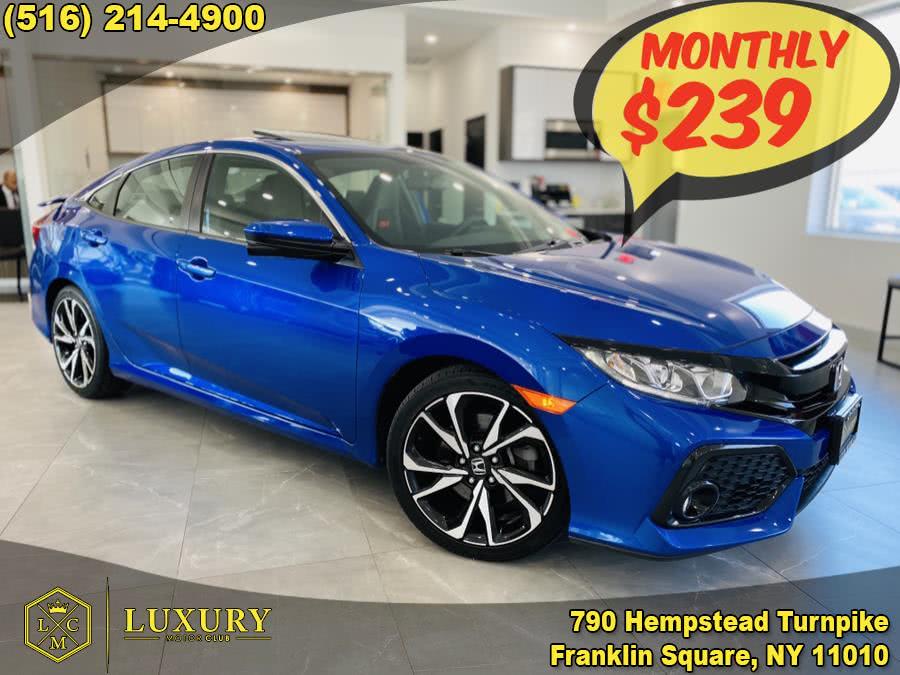 2018 Honda Civic Si Sedan Manual, available for sale in Franklin Square, New York | Luxury Motor Club. Franklin Square, New York
