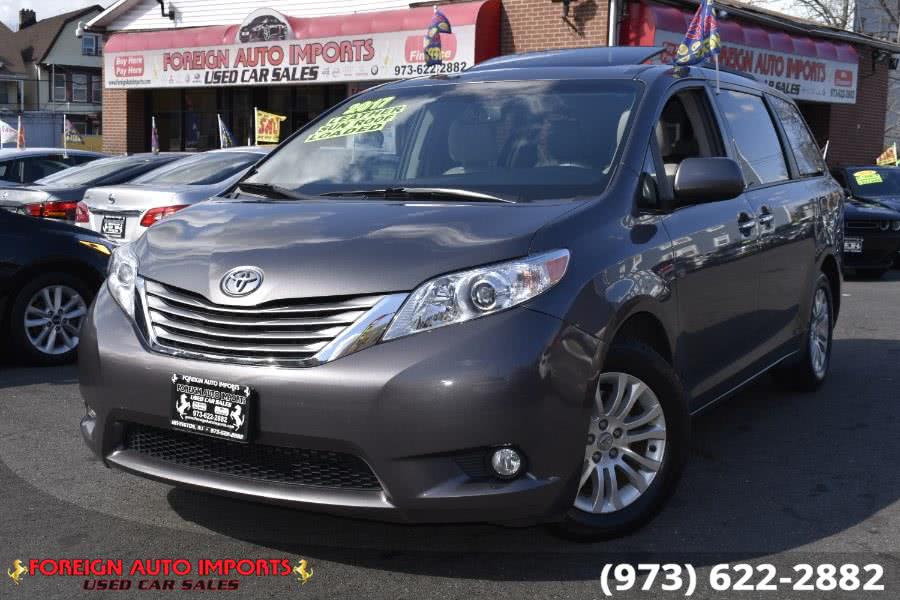2017 Toyota Sienna XLE FWD 8-Passenger (Natl), available for sale in Irvington, New Jersey | Foreign Auto Imports. Irvington, New Jersey
