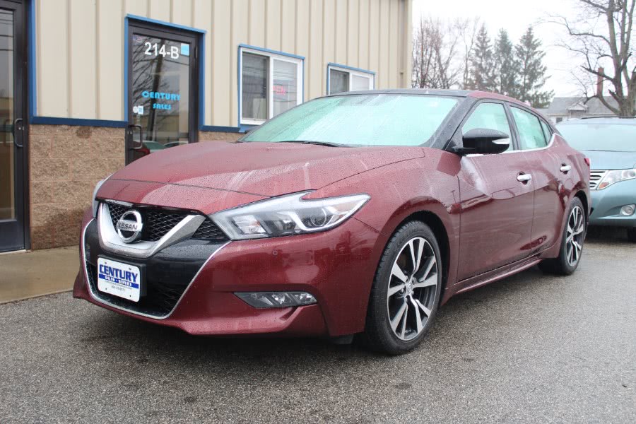 2017 Nissan Maxima SL 3.5L, available for sale in East Windsor, Connecticut | Century Auto And Truck. East Windsor, Connecticut