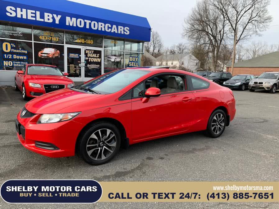 2013 Honda Civic Cpe 2dr Auto EX, available for sale in Springfield, Massachusetts | Shelby Motor Cars. Springfield, Massachusetts