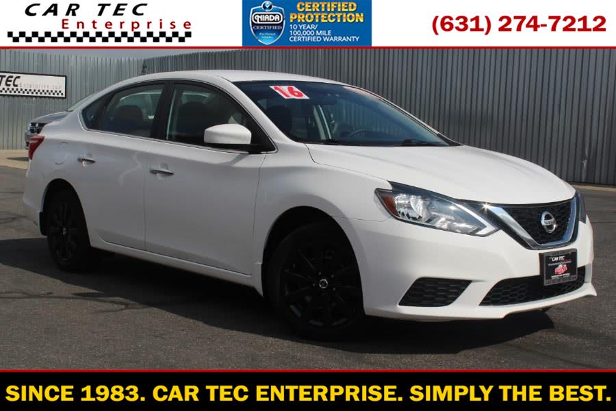 2016 Nissan Sentra 4dr Sdn I4 CVT SV, available for sale in Deer Park, New York | Car Tec Enterprise Leasing & Sales LLC. Deer Park, New York
