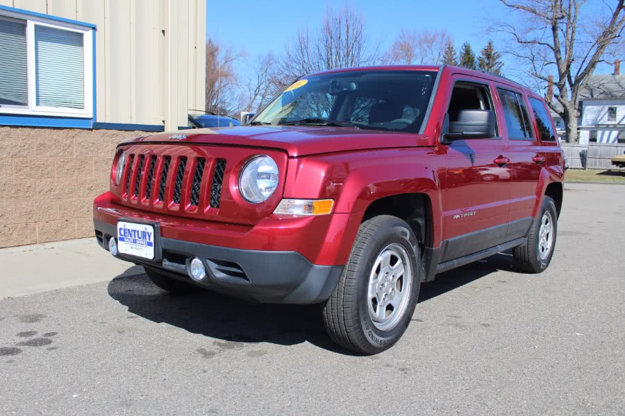 2016 Jeep Patriot 4WD 4dr Sport, available for sale in East Windsor, Connecticut | Century Auto And Truck. East Windsor, Connecticut