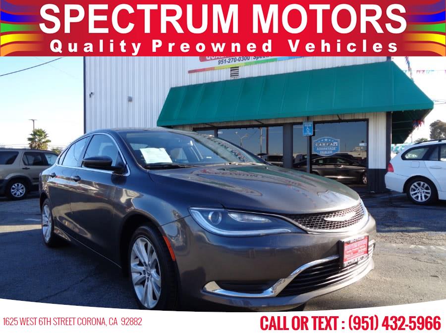 2015 Chrysler 200 4dr Sdn Limited FWD, available for sale in Corona, California | Spectrum Motors. Corona, California