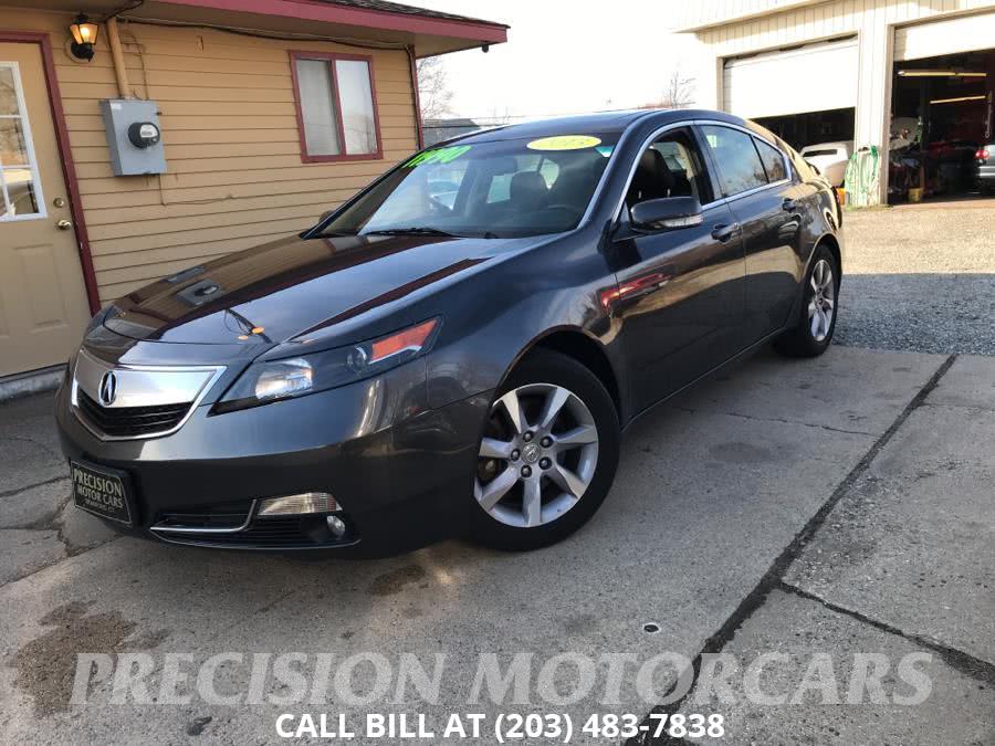 2013 Acura TL 4dr Sdn Auto 2WD, available for sale in Branford, Connecticut | Precision Motor Cars LLC. Branford, Connecticut