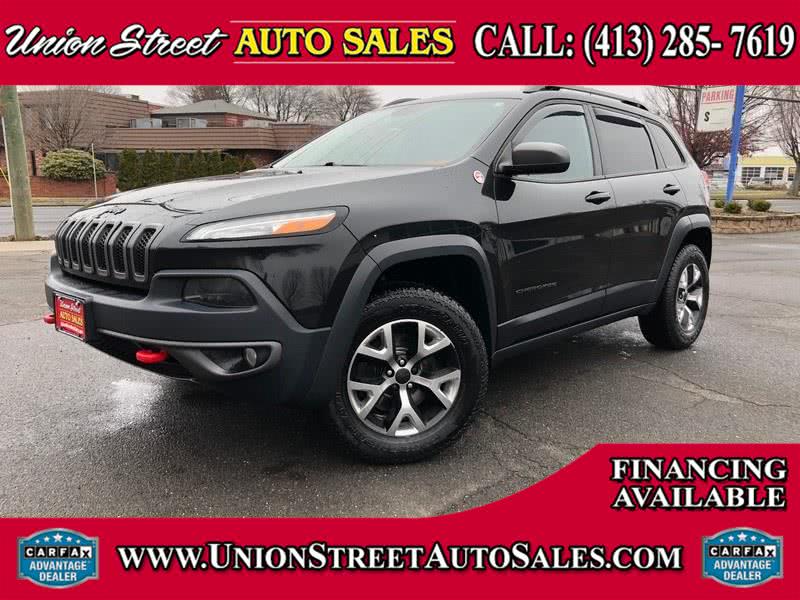 Used Jeep Cherokee 4WD 4dr Trailhawk 2015 | Union Street Auto Sales. West Springfield, Massachusetts