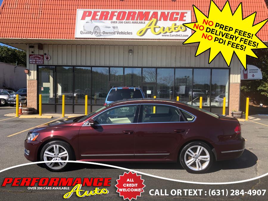 2014 Volkswagen Passat 4dr Sdn 1.8T Auto SEL Premium PZEV, available for sale in Bohemia, New York | Performance Auto Inc. Bohemia, New York 2014 Volkswagen Passat 4dr Sdn 1.8T Auto SEL Premium PZEV, available for sale in Bohemia, New York | Performance Auto Inc. Bohemia, New York