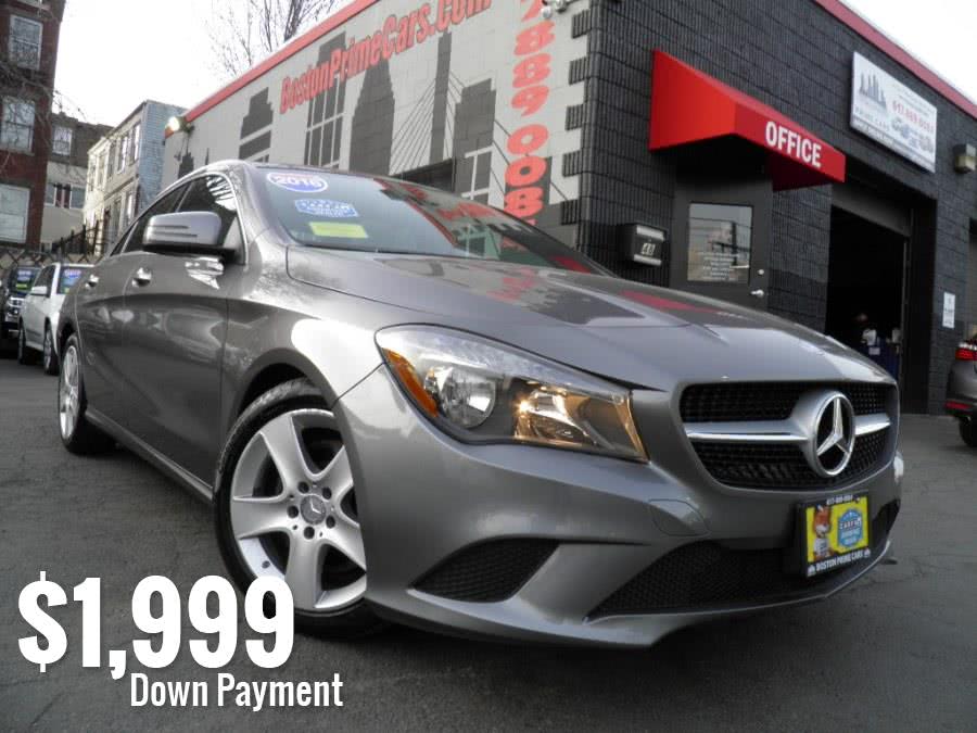 2016 Mercedes-Benz CLA 4dr Sdn CLA 250 4MATIC, available for sale in Chelsea, Massachusetts | Boston Prime Cars Inc. Chelsea, Massachusetts