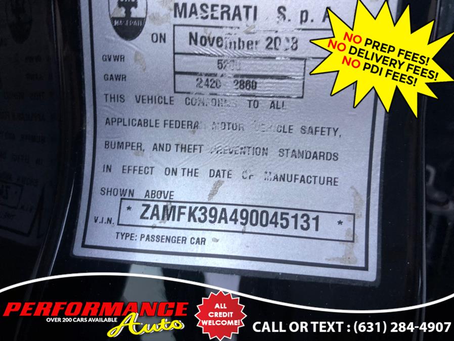 2009 Maserati Quattroporte 4dr Sdn Quattroporte, available for sale in Bohemia, New York | Performance Auto Inc. Bohemia, New York 2009 Maserati Quattroporte 4dr Sdn Quattroporte, available for sale in Bohemia, New York | Performance Auto Inc. Bohemia, New York