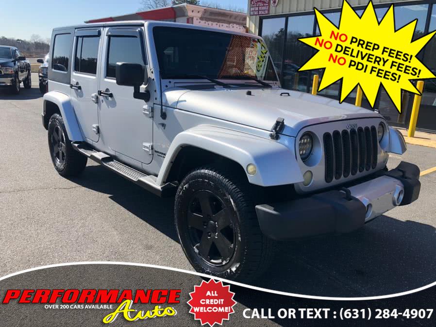 2009 Jeep Wrangler Unlimited 4WD 4dr Sahara, available for sale in Bohemia, New York | Performance Auto Inc. Bohemia, New York