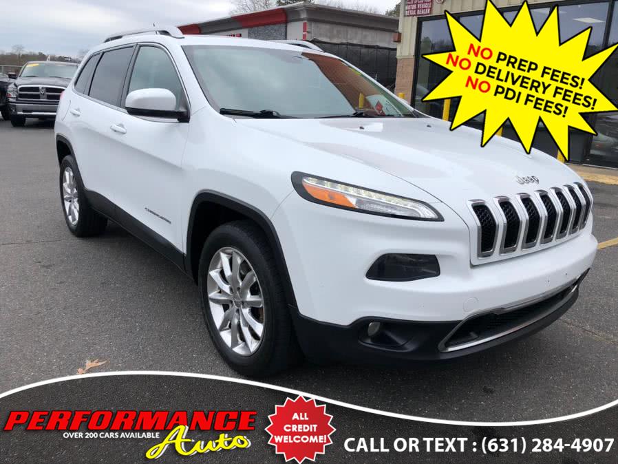 2015 Jeep Cherokee 4WD 4dr Limited, available for sale in Bohemia, New York | Performance Auto Inc. Bohemia, New York
