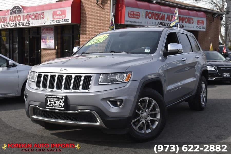 2015 Jeep Grand Cherokee 4WD 4dr Limited, available for sale in Irvington, New Jersey | Foreign Auto Imports. Irvington, New Jersey