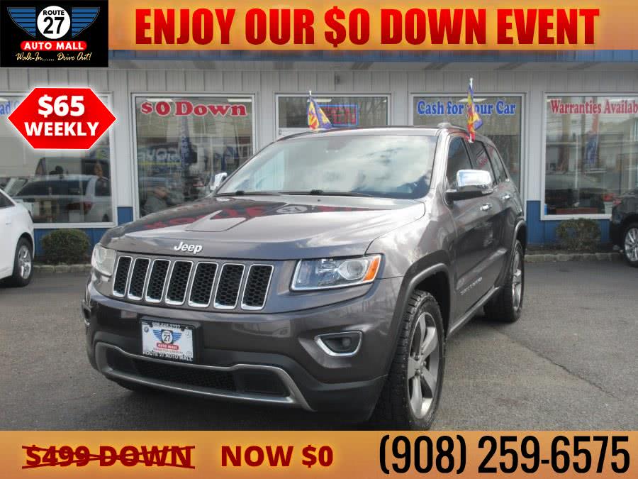 Used Jeep Grand Cherokee 4WD 4dr Limited 2014 | Route 27 Auto Mall. Linden, New Jersey Used Jeep Grand Cherokee 4WD 4dr Limited 2014 | Route 27 Auto Mall. Linden, New Jersey