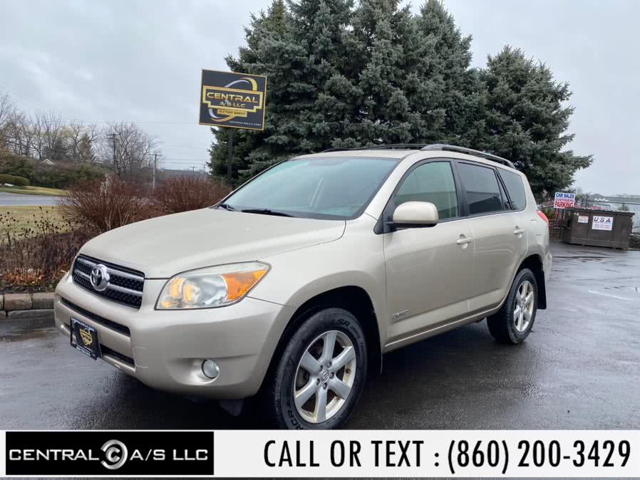 2008 Toyota RAV4 4WD 4dr 4-cyl 4-Spd AT Ltd (Natl), available for sale in East Windsor, Connecticut | Central A/S LLC. East Windsor, Connecticut