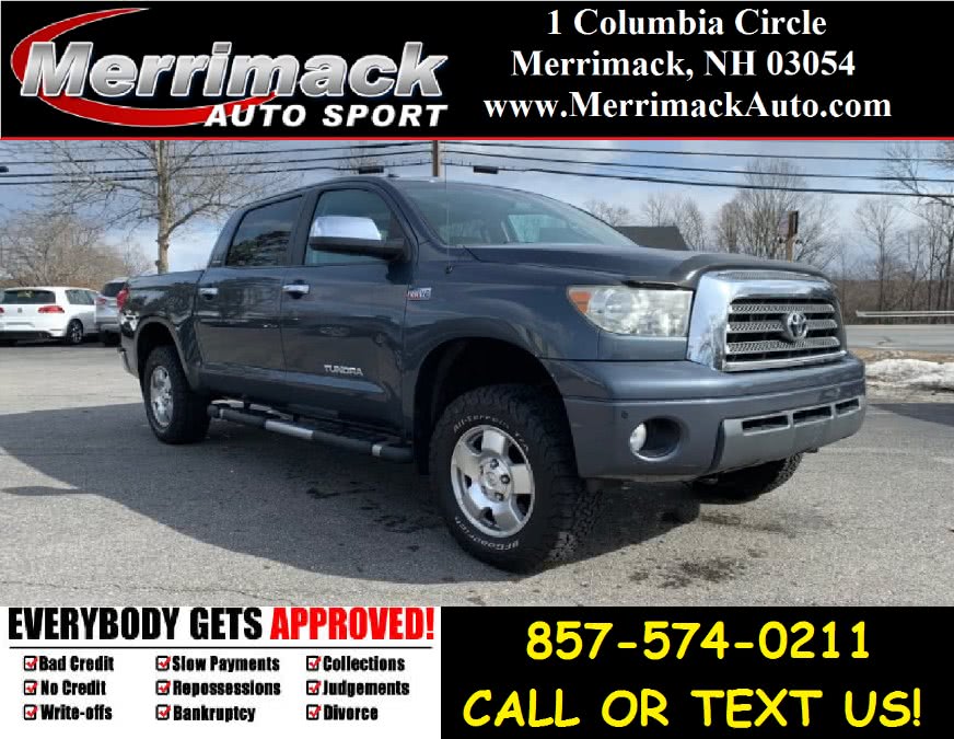 2008 Toyota Tundra 4WD Truck CrewMax 5.7L V8 6-Spd AT LTD (Natl), available for sale in Merrimack, New Hampshire | Merrimack Autosport. Merrimack, New Hampshire