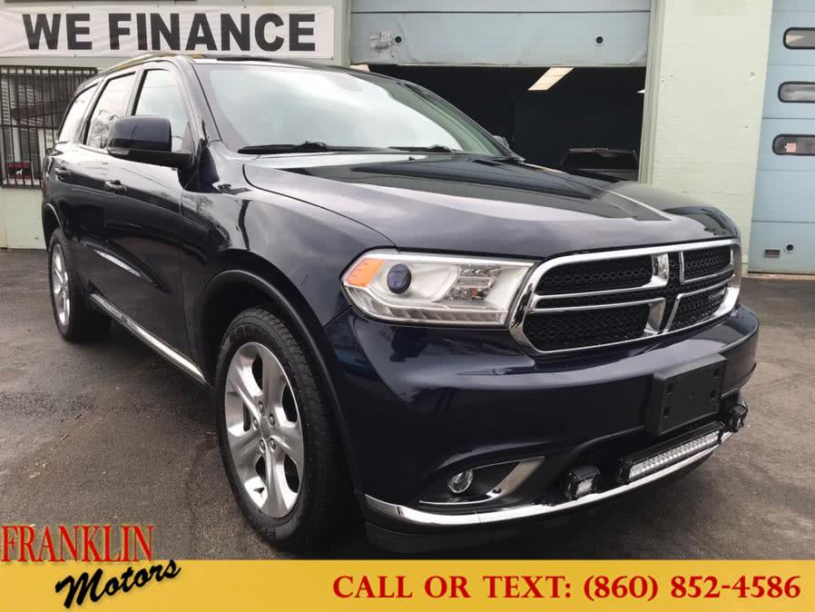 2014 Dodge Durango AWD 4dr Limited, available for sale in Hartford, Connecticut | Franklin Motors Auto Sales LLC. Hartford, Connecticut