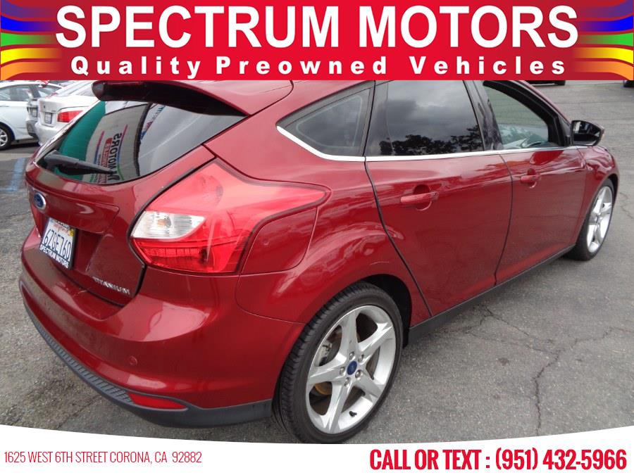 2013 Ford Focus 5dr HB Titanium, available for sale in Corona, California | Spectrum Motors. Corona, California 2013 Ford Focus 5dr HB Titanium, available for sale in Corona, California | Spectrum Motors. Corona, California