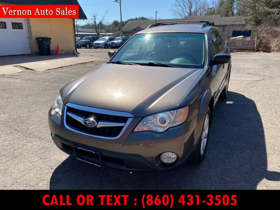 2008 Subaru Outback 4dr H4 Man 2.5i PZEV, available for sale in Manchester, Connecticut | Vernon Auto Sale & Service. Manchester, Connecticut