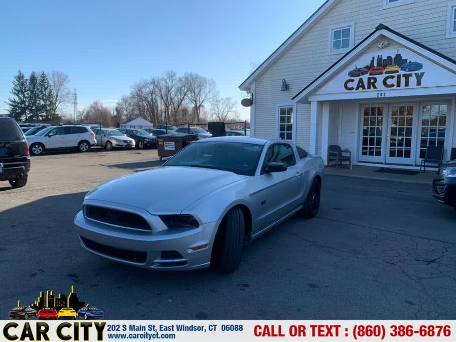 2014 Ford Mustang 2dr Cpe V6 Premium, available for sale in East Windsor, Connecticut | Car City LLC. East Windsor, Connecticut