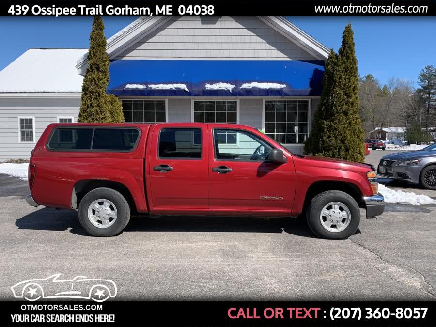 2005 GMC Canyon Crew Cab 126.0" WB 1SC SLE Z85, available for sale in Gorham, Maine | Ossipee Trail Motor Sales. Gorham, Maine