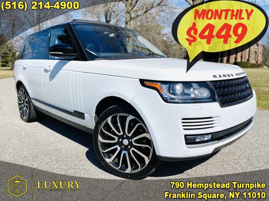 2016 Land Rover Range Rover 4WD 4dr HSE, available for sale in Franklin Square, New York | Luxury Motor Club. Franklin Square, New York