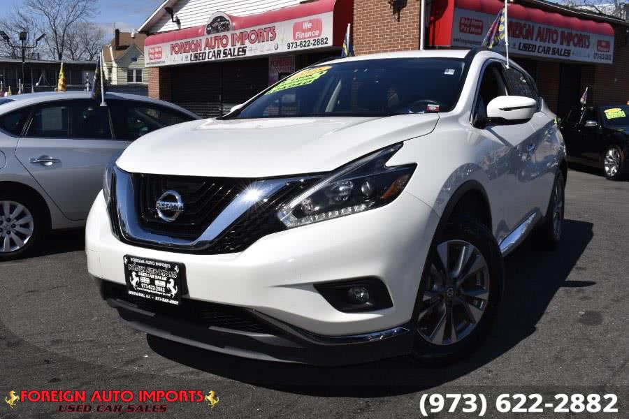2018 Nissan Murano FWD SV, available for sale in Irvington, New Jersey | Foreign Auto Imports. Irvington, New Jersey