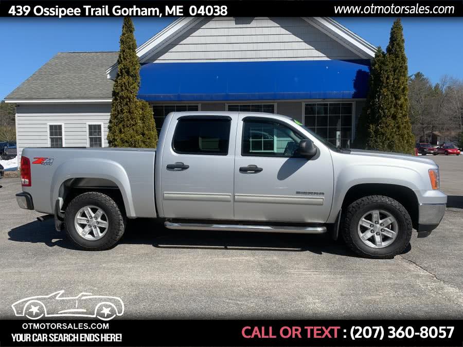 2012 GMC Sierra 1500 4WD Crew Cab 143.5" SLE, available for sale in Gorham, Maine | Ossipee Trail Motor Sales. Gorham, Maine
